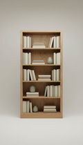 Bücherregal aus massiver Eiche